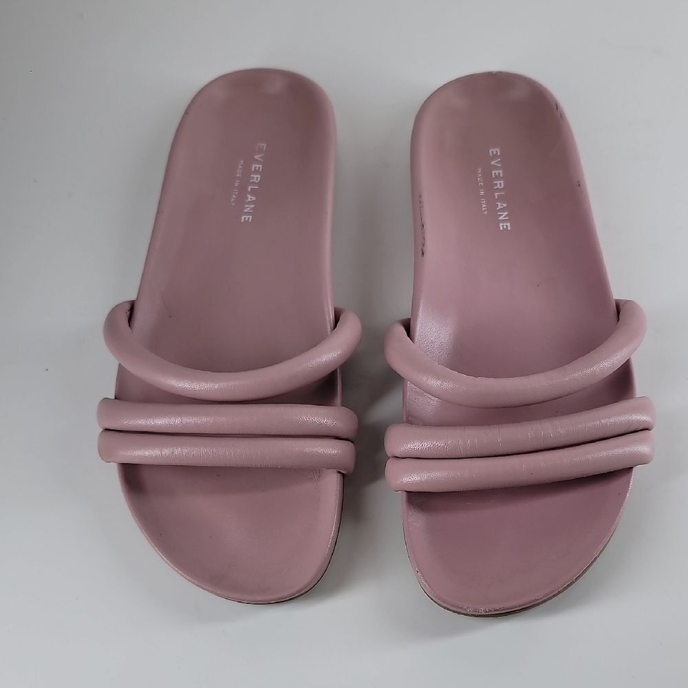 Everlane The Form Three Strap Slup On Sandals